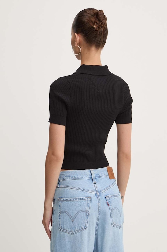 Odzież Tommy Jeans kardigan DW0DW18525 czarny