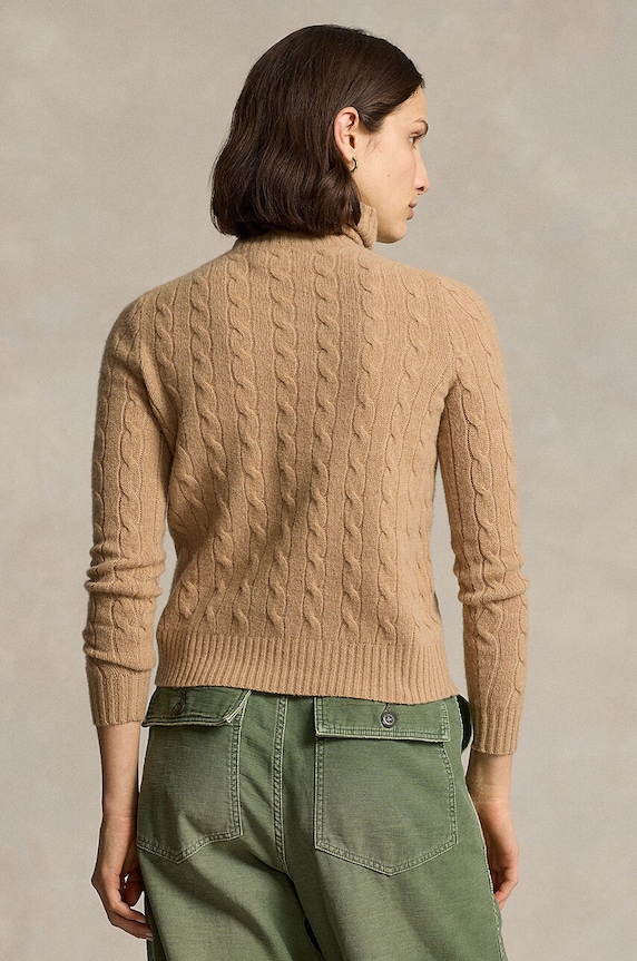Polo Ralph Lauren sweter wełniany 211888686 beżowy AW25