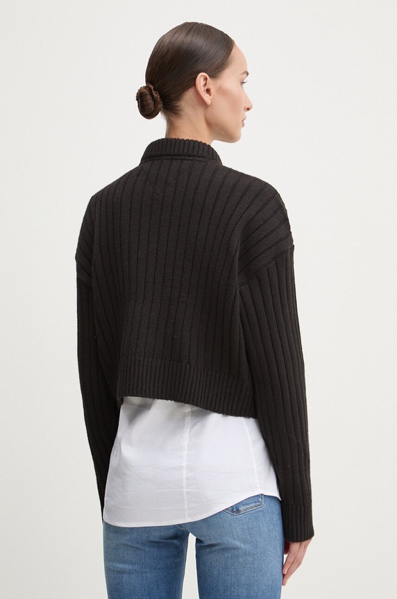 Odzież Tommy Jeans sweter DW0DW18528 czarny