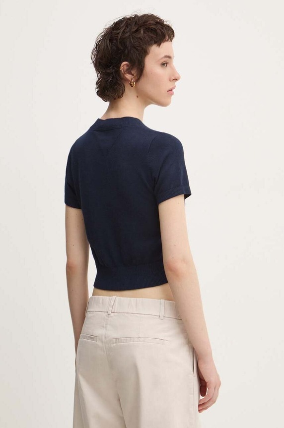 Ρούχα Πουλόβερ Tommy Jeans DW0DW18530 σκούρο μπλε