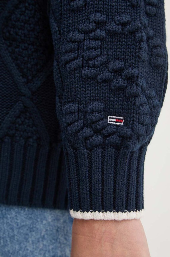 Tommy Jeans kardigan DW0DW18521 granatowy
