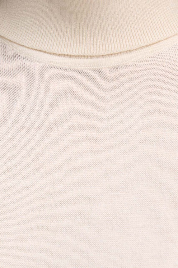 Sveter s prímesou hodvábu Lauren Ralph Lauren 200940470 béžová