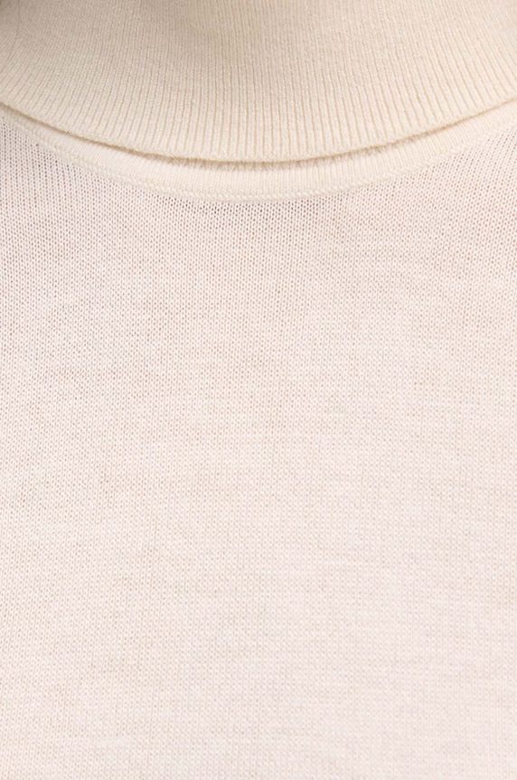 Sveter s prímesou hodvábu Lauren Ralph Lauren 200940470 béžová