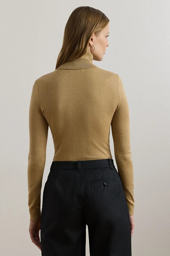 Πουλόβερ σε μείγμα μεταξιού Lauren Ralph Lauren 200940470 μπεζ AW25