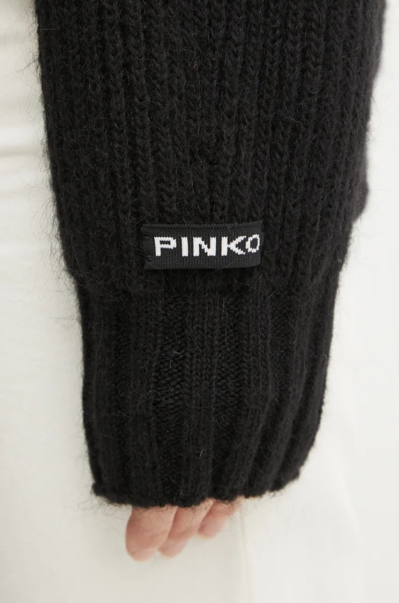 Pinko sweter z domieszką moheru 104493.A282 czarny