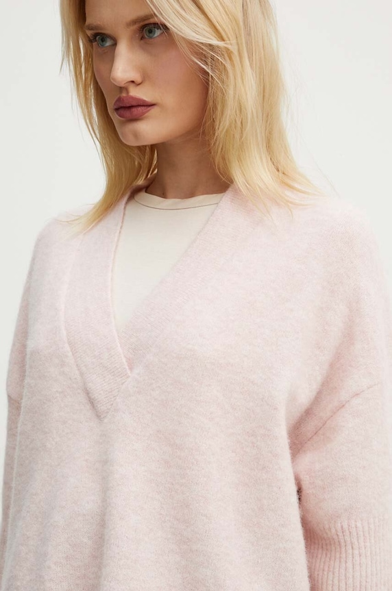Day Birger et Mikkelsen pulover de lana Selda - Cozy Days RD roz DAY65243298