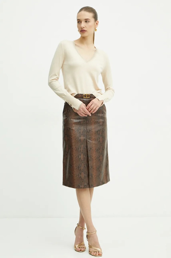 Liu Jo pulover WF4007.MS49I bej NC24