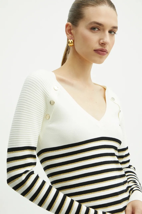 Pulover Liu Jo bež WF4011.MS99E