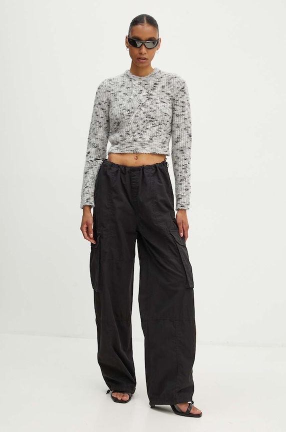 Moschino Jeans pulover din amestec de lână 0903.8202 gri AW24