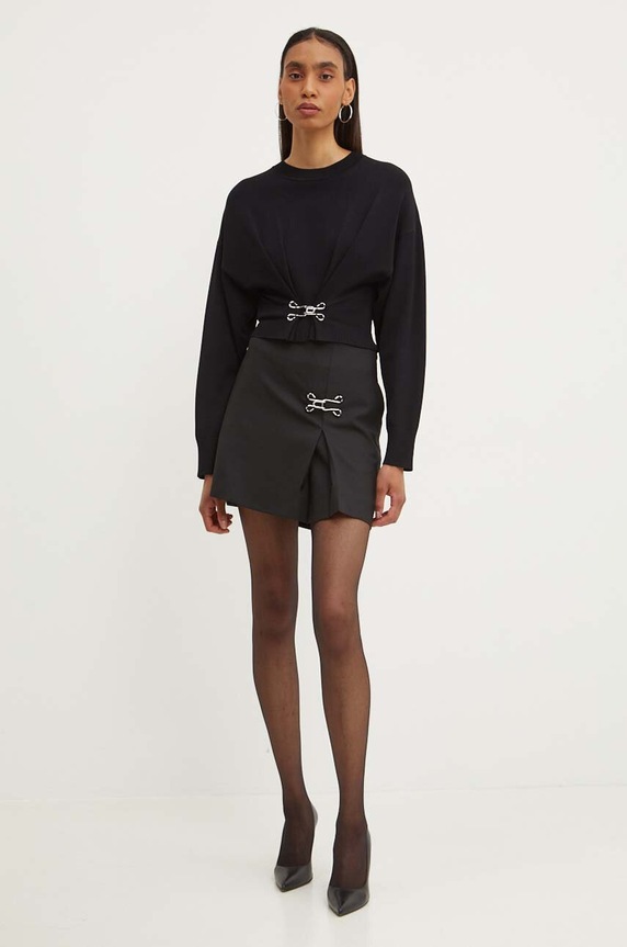 Πουλόβερ Moschino Jeans 0917.8205 μαύρο AW24