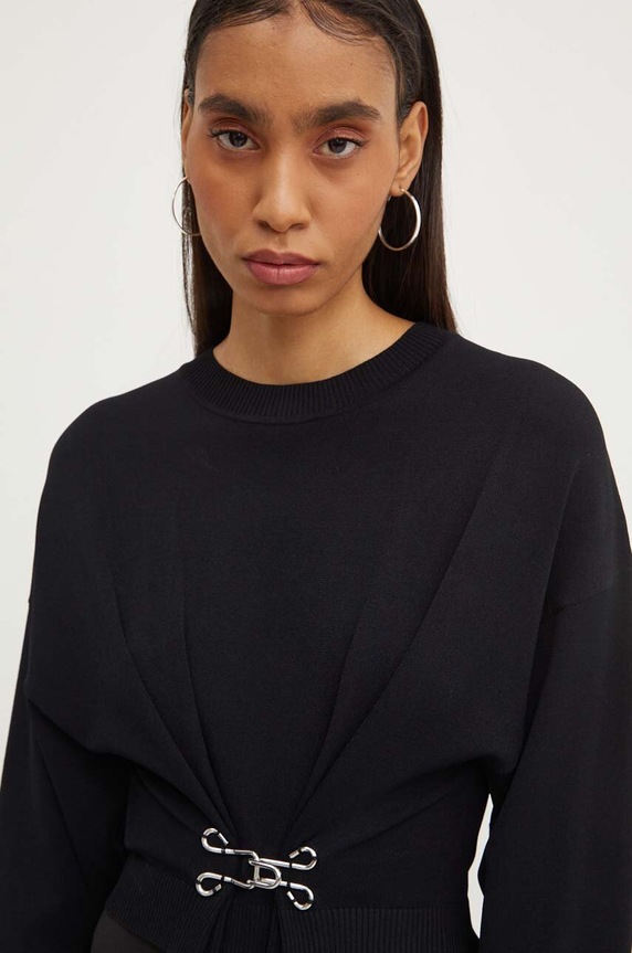 Πουλόβερ Moschino Jeans μαύρο 0917.8205
