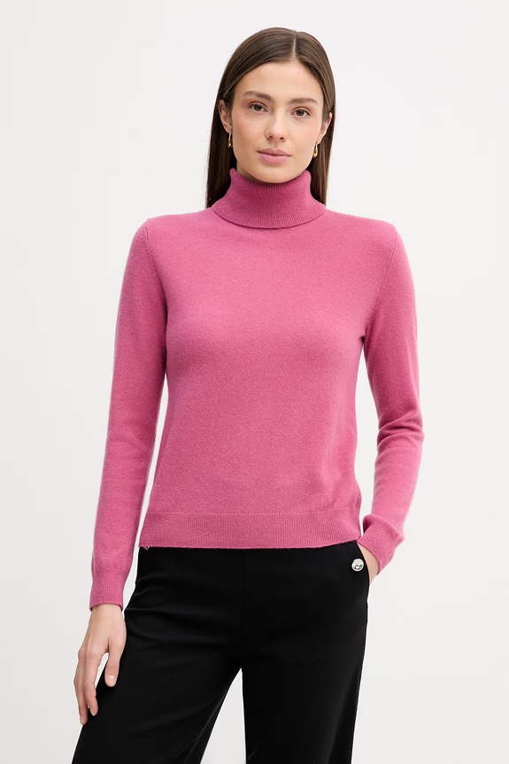Vlnený sveter United Colors of Benetton ružová 1002D2348