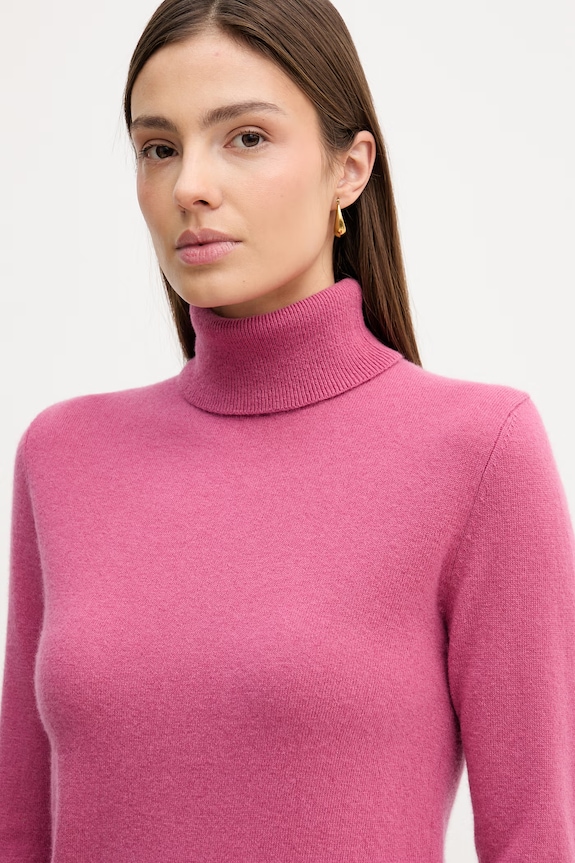 Vlnený sveter United Colors of Benetton ružová 1002D2348