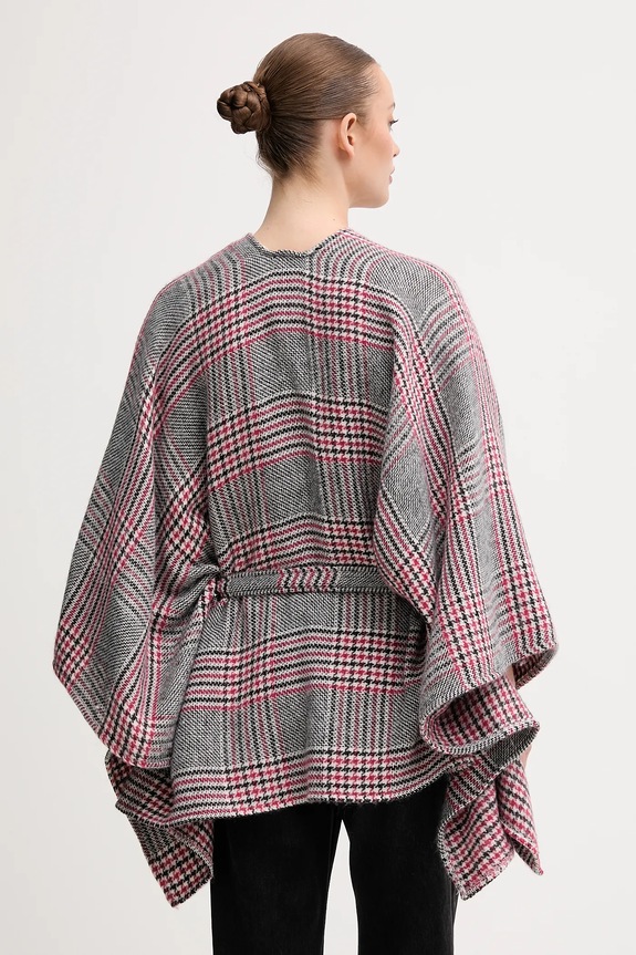 Odzież United Colors of Benetton poncho 6HKYDU01E szary