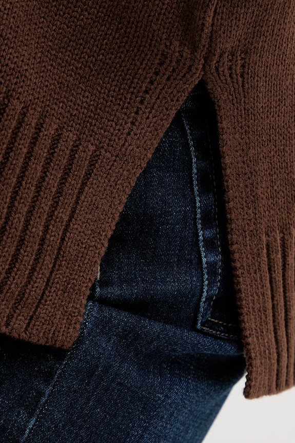 DKNY sweter damski DJ4R0362 brązowy