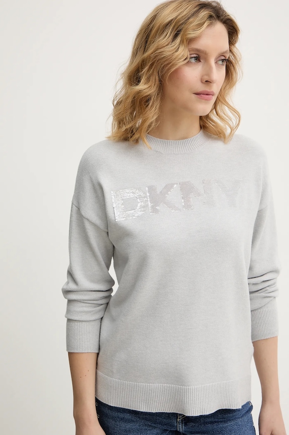 Dkny pulover gri DJ4R0407