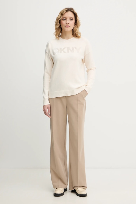Dkny pulover DJ4R0407 bej SS26