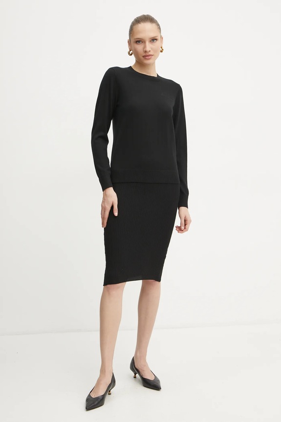 Armani Exchange maglione in lana 6DYM1J.YME3Z nero AW24