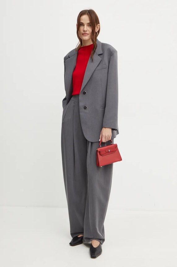 Marella gyapjú mellény 2423366171200 piros AW24