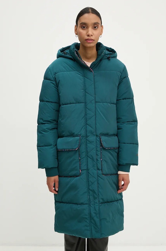 Bunda PS Paul Smith zateplené tyrkysová W2R.262C.N22088