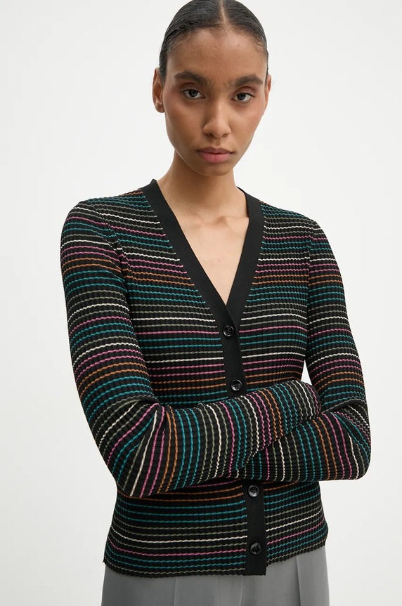 Kardigán PS Paul Smith čierna W2R.430N.N31248