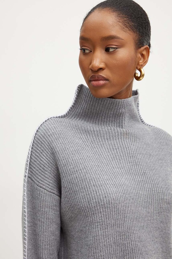 Μάλλινο πουλόβερ Max Mara Leisure 2426366178600 γκρί