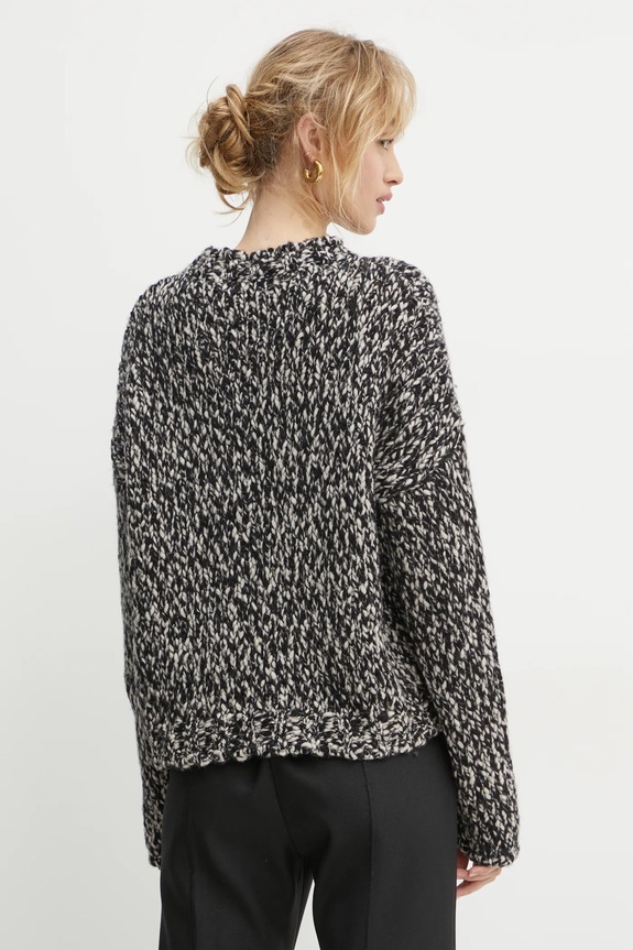 Ruházat Weekend Max Mara gyapjú pulóver 2425366062600 fekete