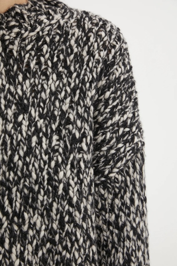 Weekend Max Mara gyapjú pulóver 2425366062600 fekete