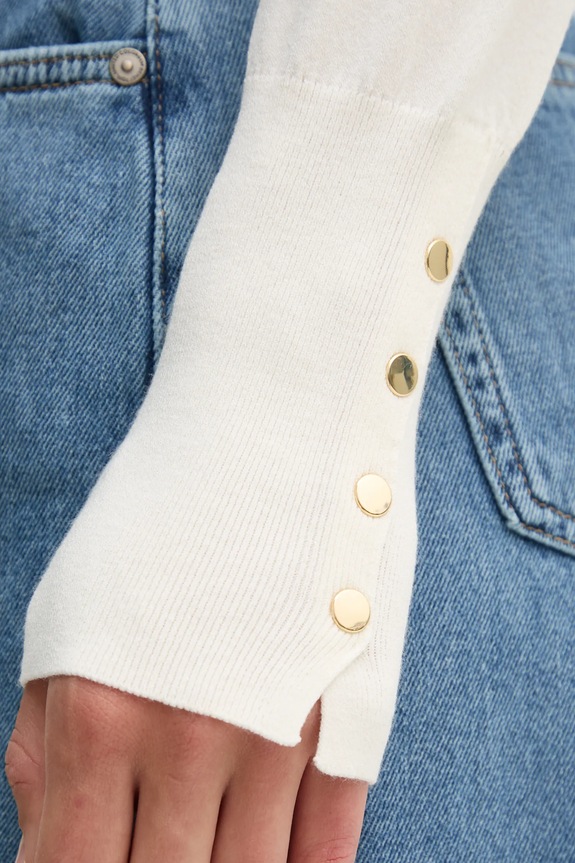 United Colors of Benetton sweter 104HD10CB beżowy