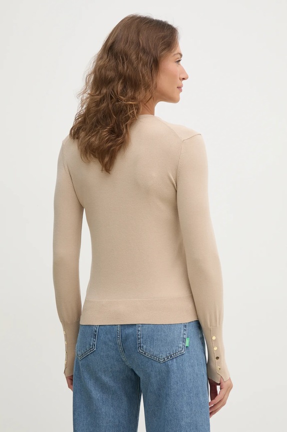 Odzież United Colors of Benetton sweter 104HD10CB beżowy