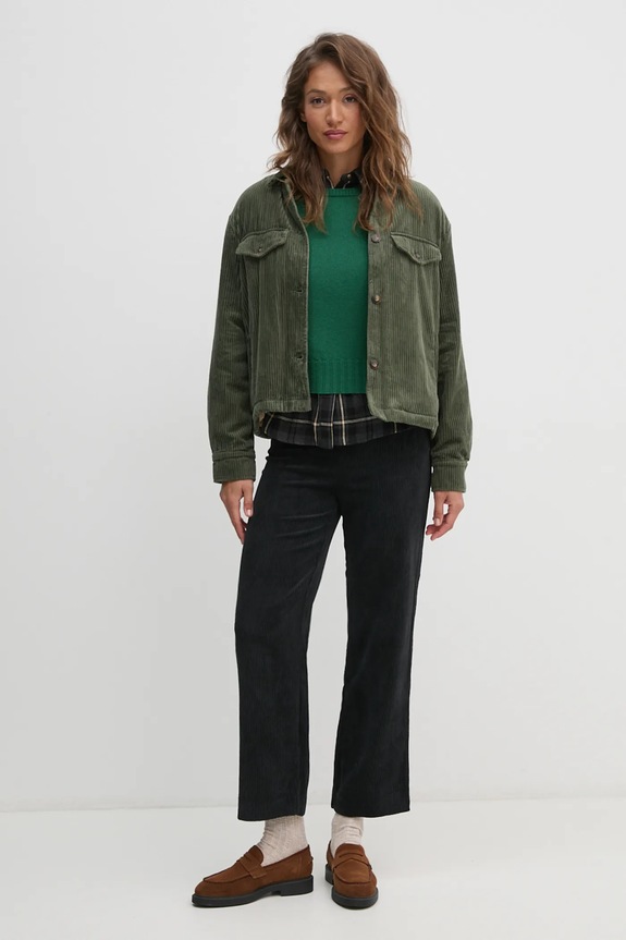 Вълнен пуловер United Colors of Benetton 1244D10C6 зелен AW24