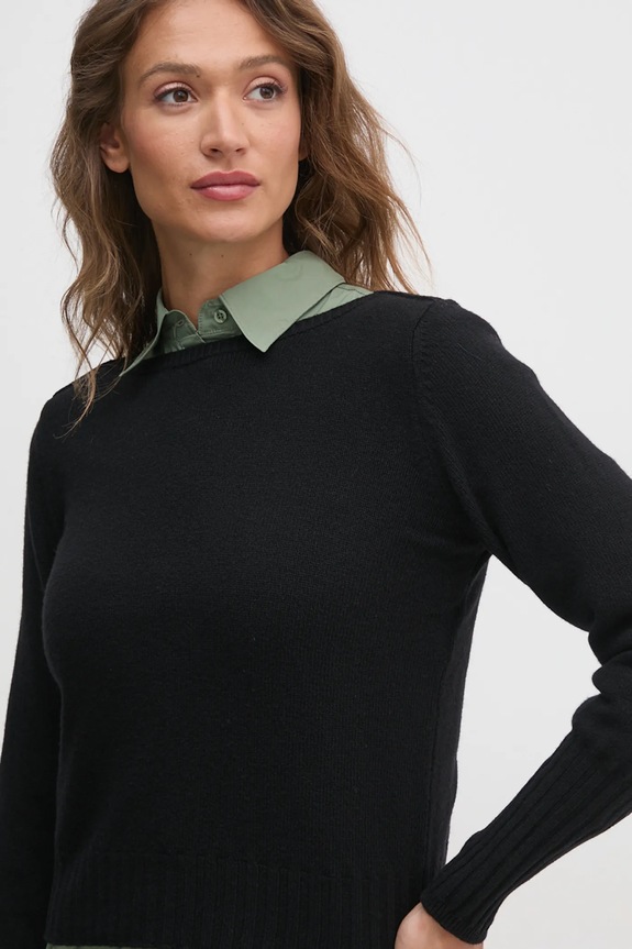 Vuneni pulover United Colors of Benetton crna 1244D10C6
