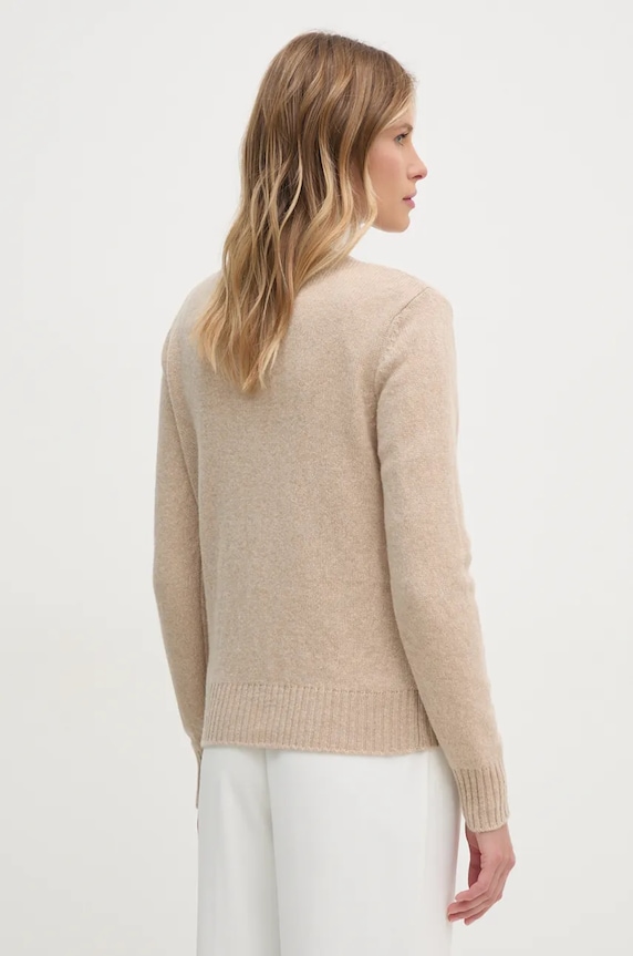 Ρούχα Μάλλινη ζακέτα United Colors of Benetton 103ME500L μπεζ