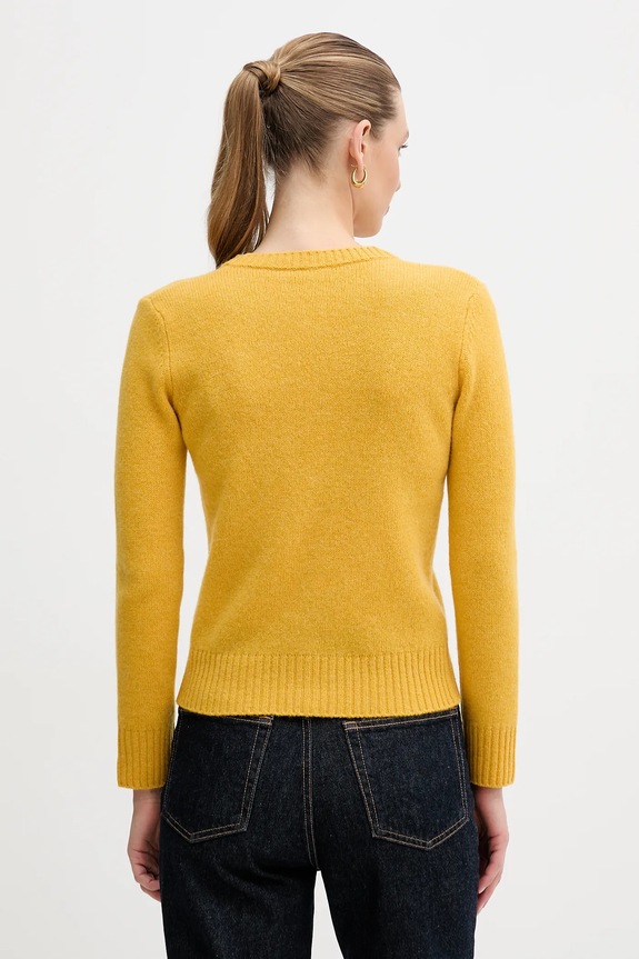 Abbigliamento United Colors of Benetton cardigan in lana 103ME500L giallo