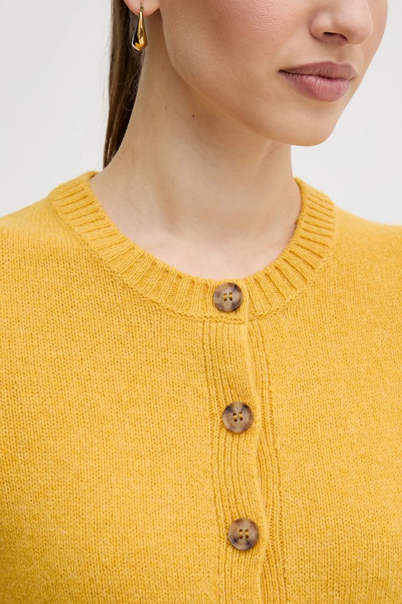 United Colors of Benetton cardigan in lana 103ME500L giallo