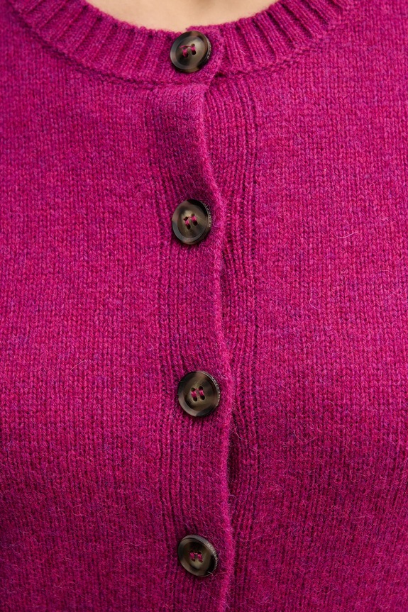 United Colors of Benetton cardigan din lână 103ME500L violet