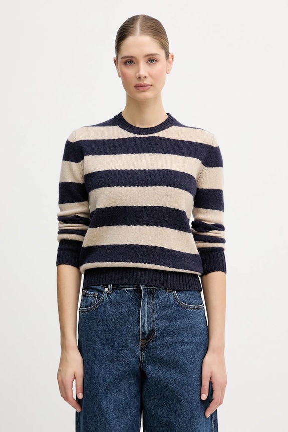 Вовняний светр United Colors of Benetton бежевий 103ME107E