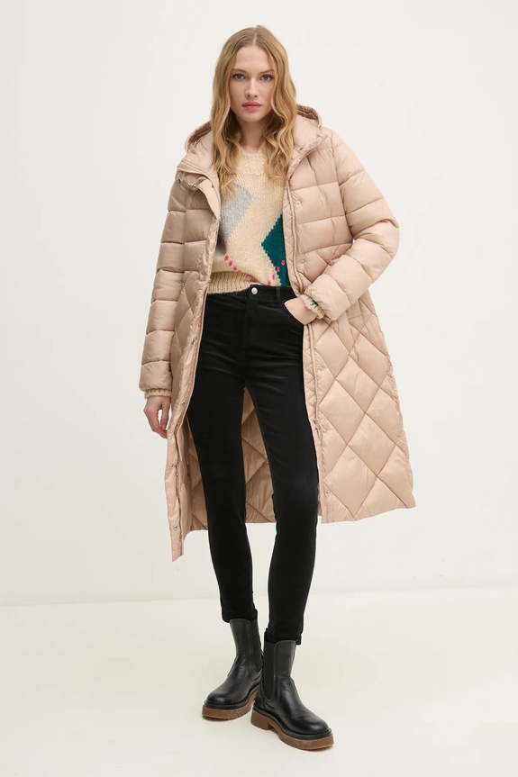 Πουλόβερ με προσθήκη μαλλιού United Colors of Benetton 1142E4025 μπεζ NC24