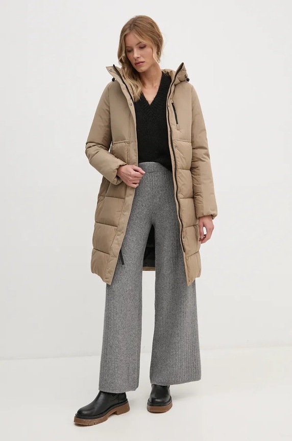 Pulover s dodatkom vune United Colors of Benetton 1442D4024 crna NC24