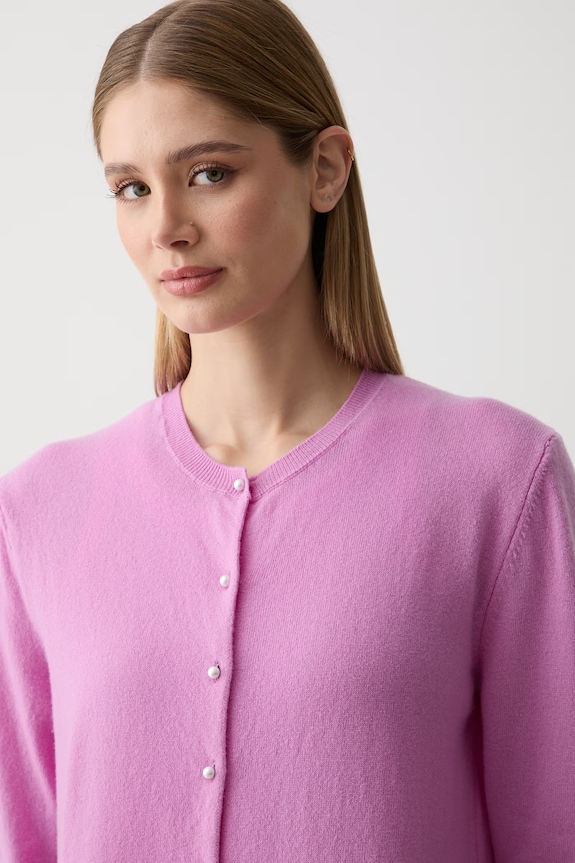 United Colors of Benetton kardigán dámsky vlnený fialová 1002D501U