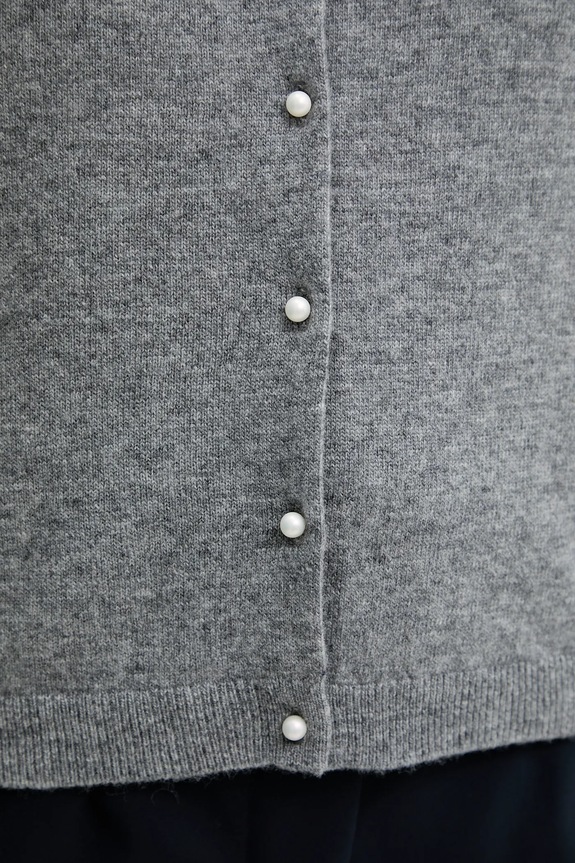 United Colors of Benetton sweter wełniany 1002D501U szary