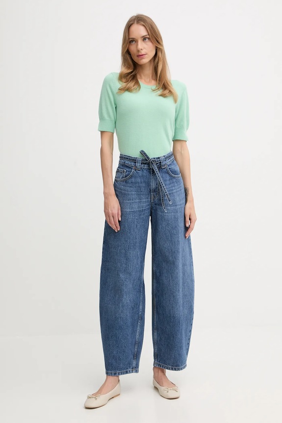 United Colors of Benetton sweter 1002D10D2 zielony AW25