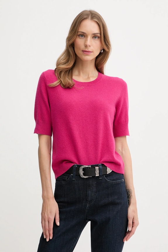 United Colors of Benetton sweter różowy 1002D10D2