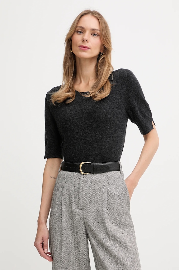 United Colors of Benetton sweter szary 1002D10D2