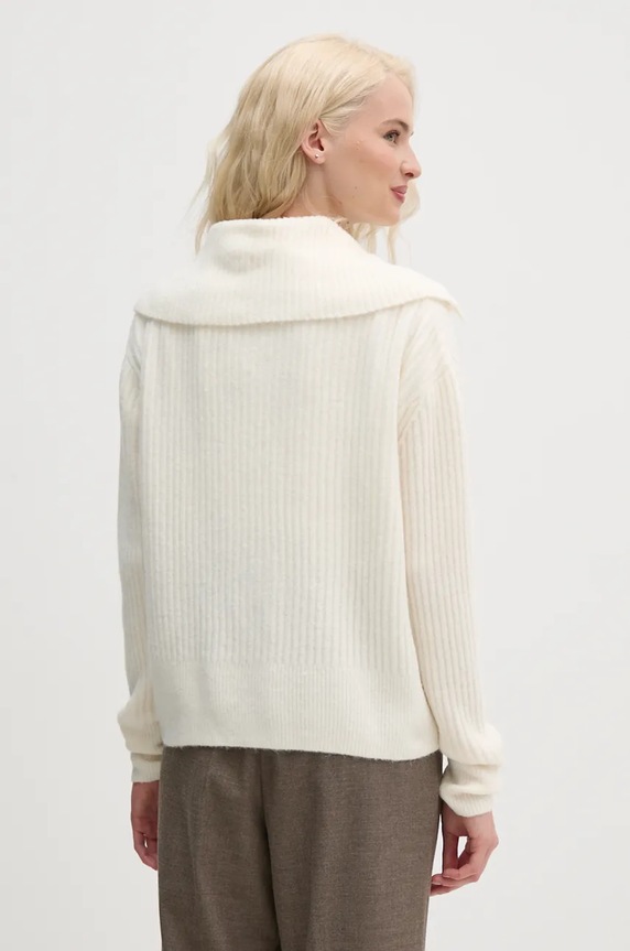 Oblečení Svetr s příměsí vlny Pepe Jeans IRMA CARDIGAN PL702189 béžová
