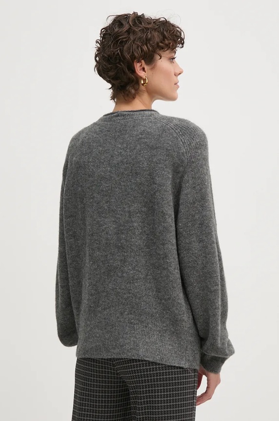 Odzież Pepe Jeans sweter z domieszką wełny IRMA CREW NECK PL702192 szary