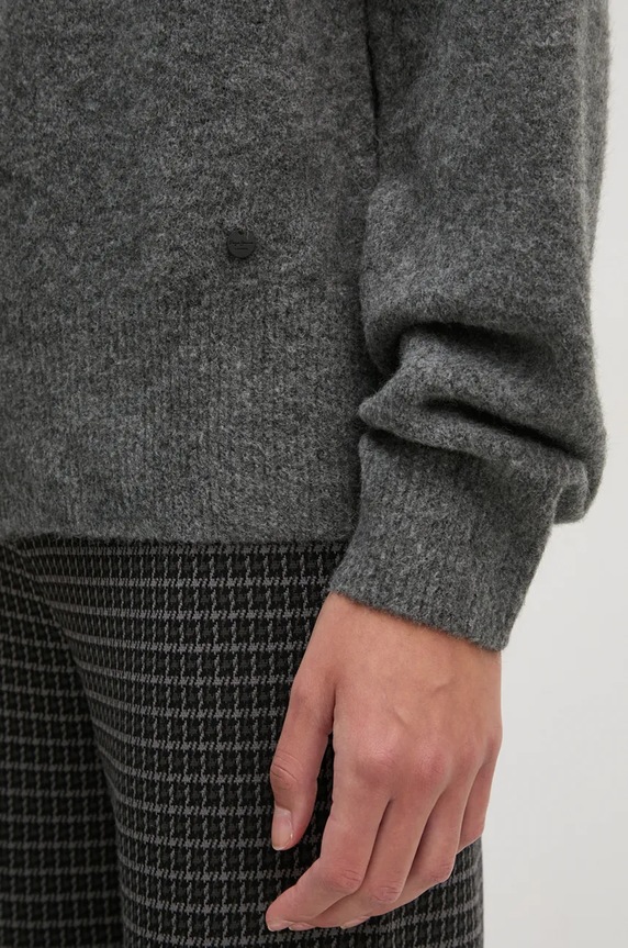 Pepe Jeans sweter z domieszką wełny IRMA CREW NECK PL702192 szary