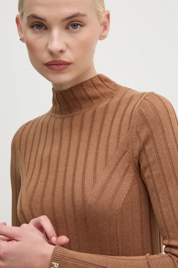 Sveter Pepe Jeans IZABEL TURTLENECK béžová PL702224