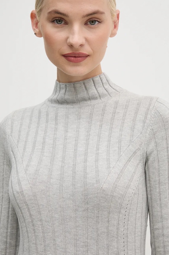 Sveter Pepe Jeans IZABEL TURTLENECK sivá PL702224