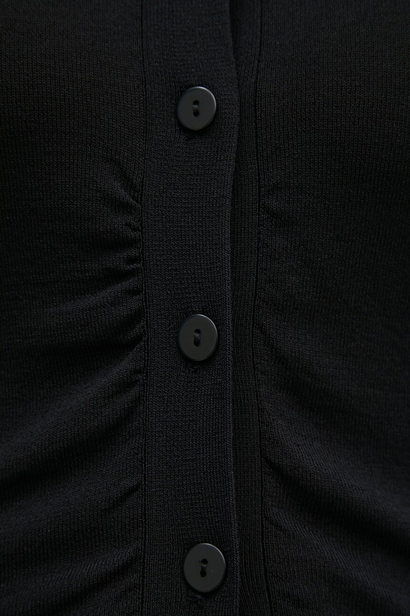 Sisley cardigan 1WTHM500K negru